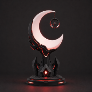 [Demo] Crimson Moon LED Lamp